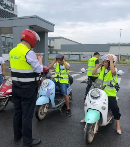賽為安全為重啤集團提供兩輪車安全駕駛培訓服務